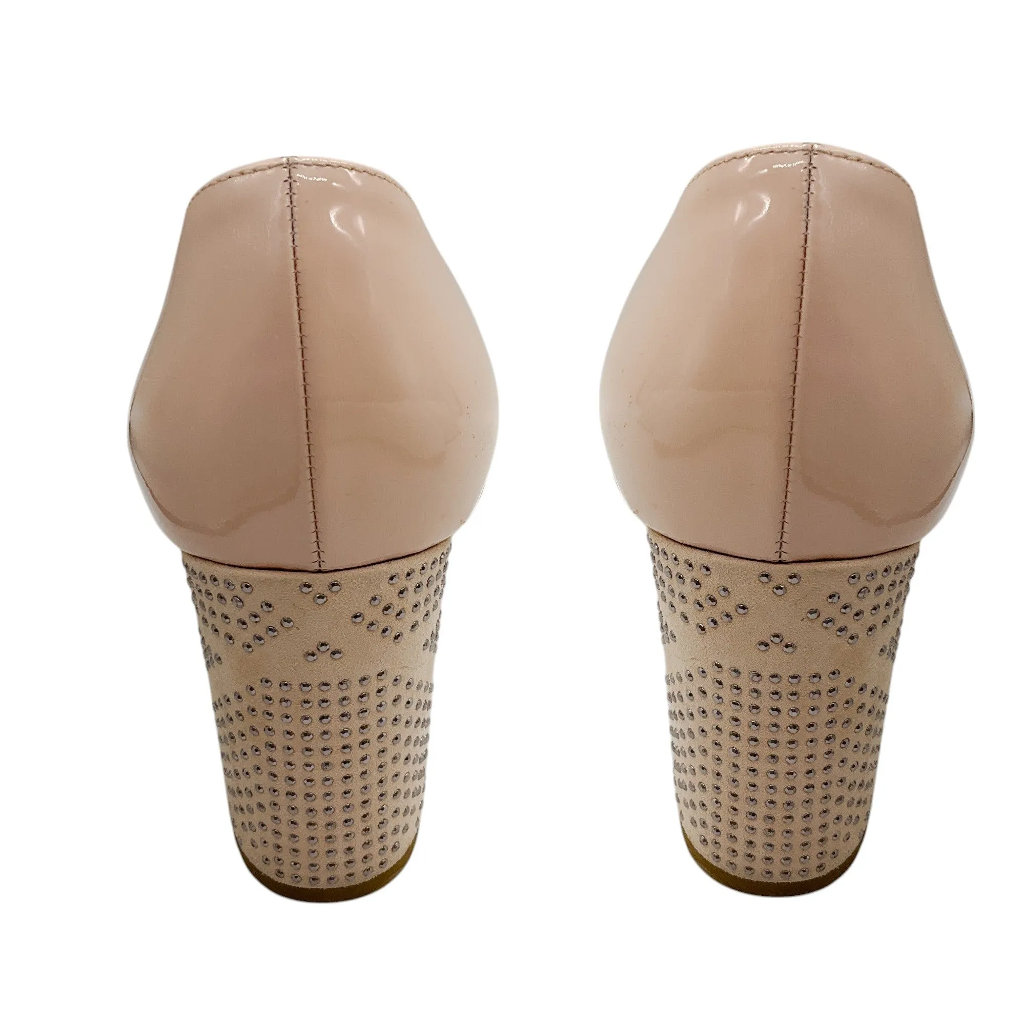 Christian Dior Rose Poudre Patent Calfskin Pumps