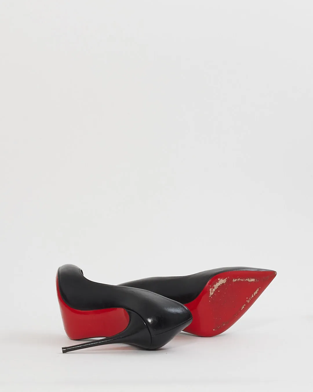 Christian Louboutin Black Leather So Kate 120mm Pumps - 36.5