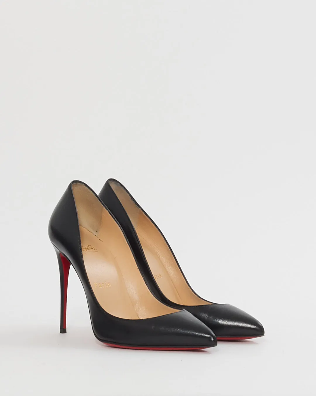 Christian Louboutin Black Leather So Kate 120mm Pumps - 36.5