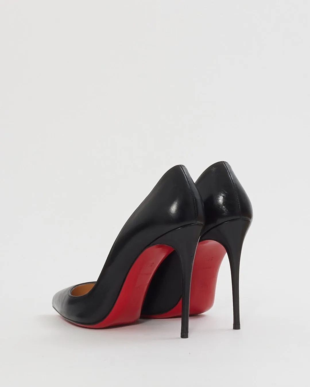 Christian Louboutin Black Leather So Kate 120mm Pumps - 36.5