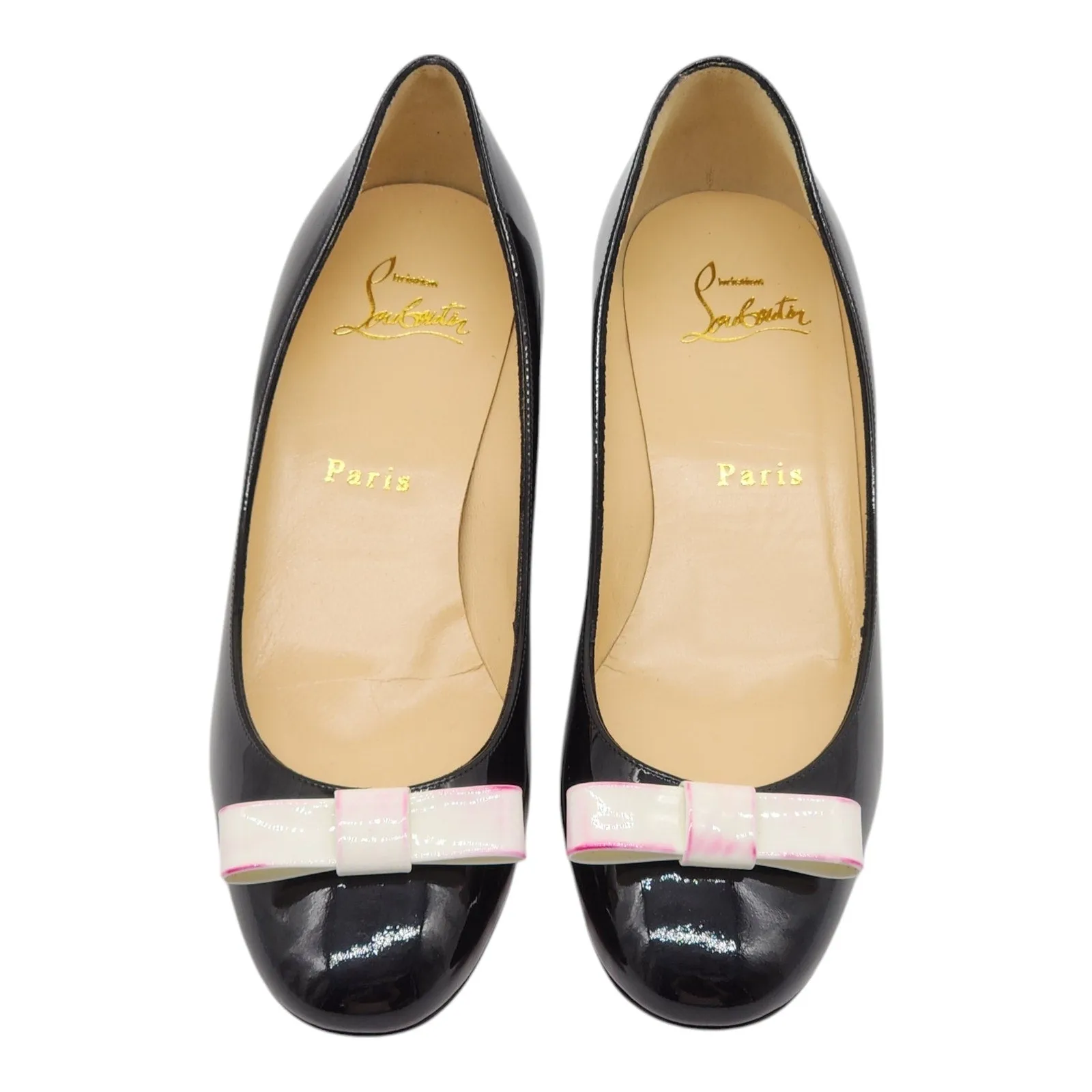 Christian Louboutin Zerlisixty Pumps - Patent Leather - Black 36