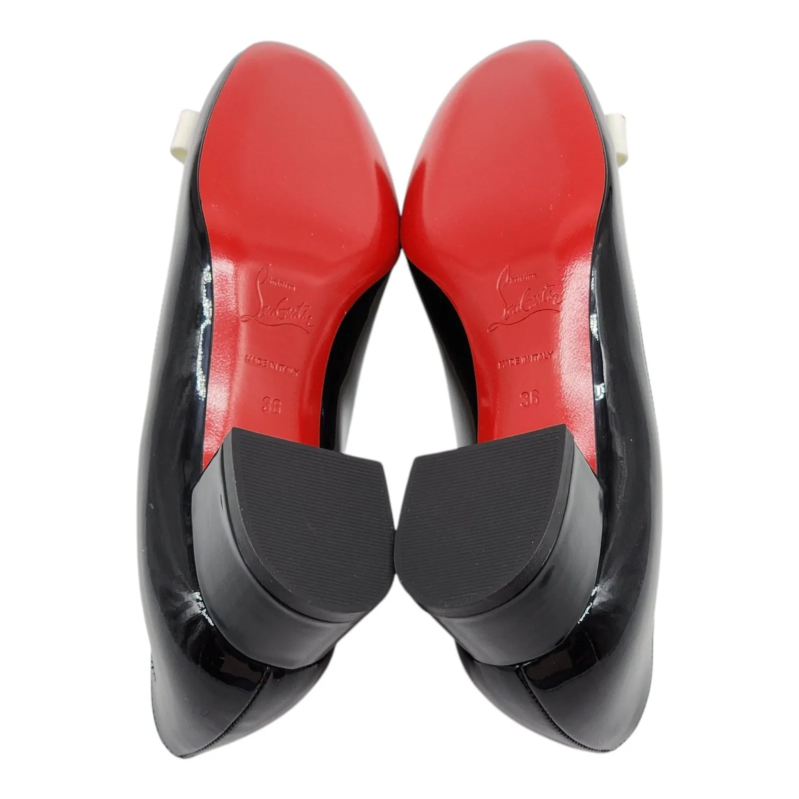 Christian Louboutin Zerlisixty Pumps - Patent Leather - Black 36