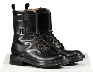Church's Black Leather Combat Boots UK 3.5 EU 36.5 👠
