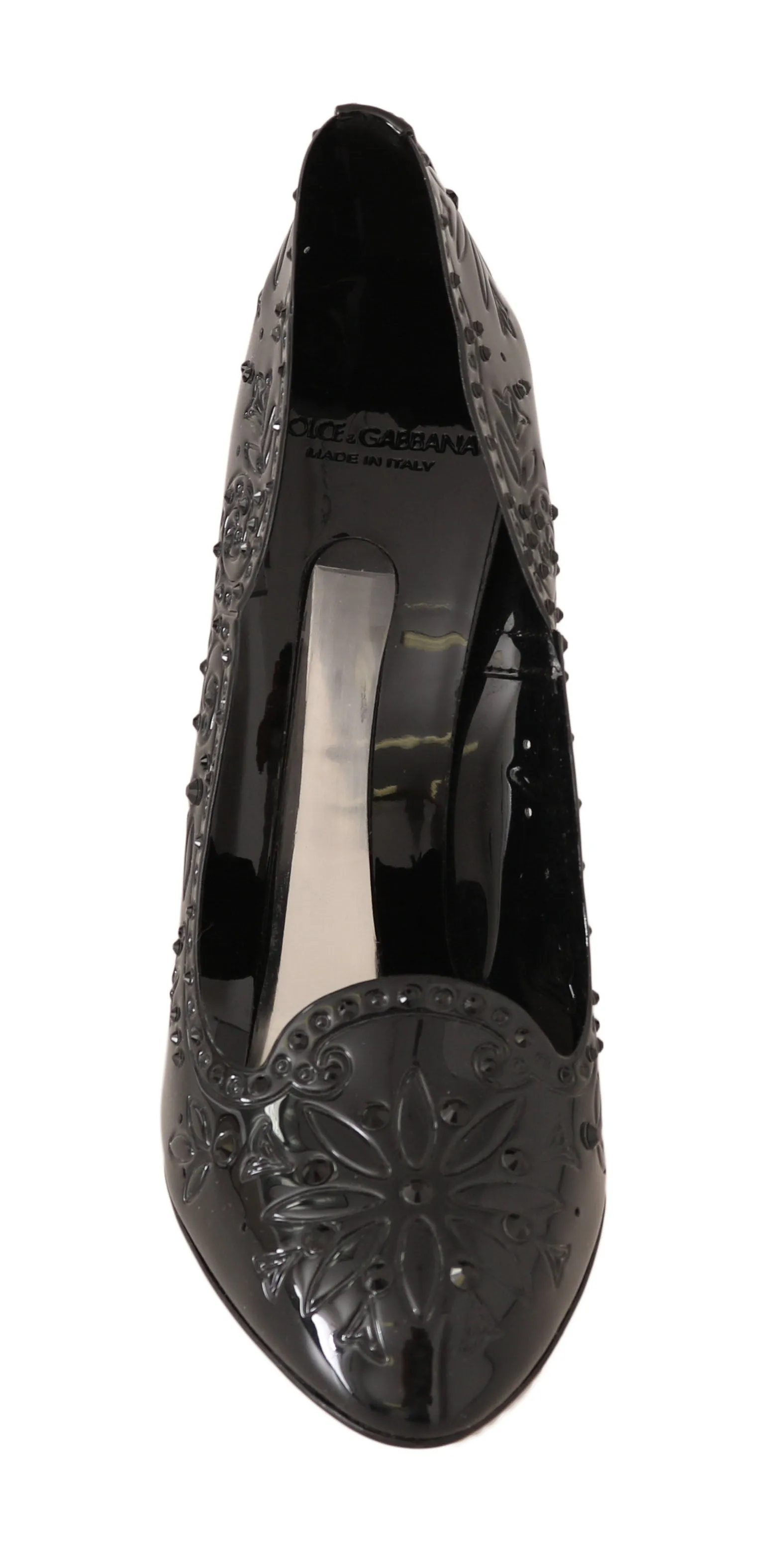 CINDERELLA Black Crystal Heels
