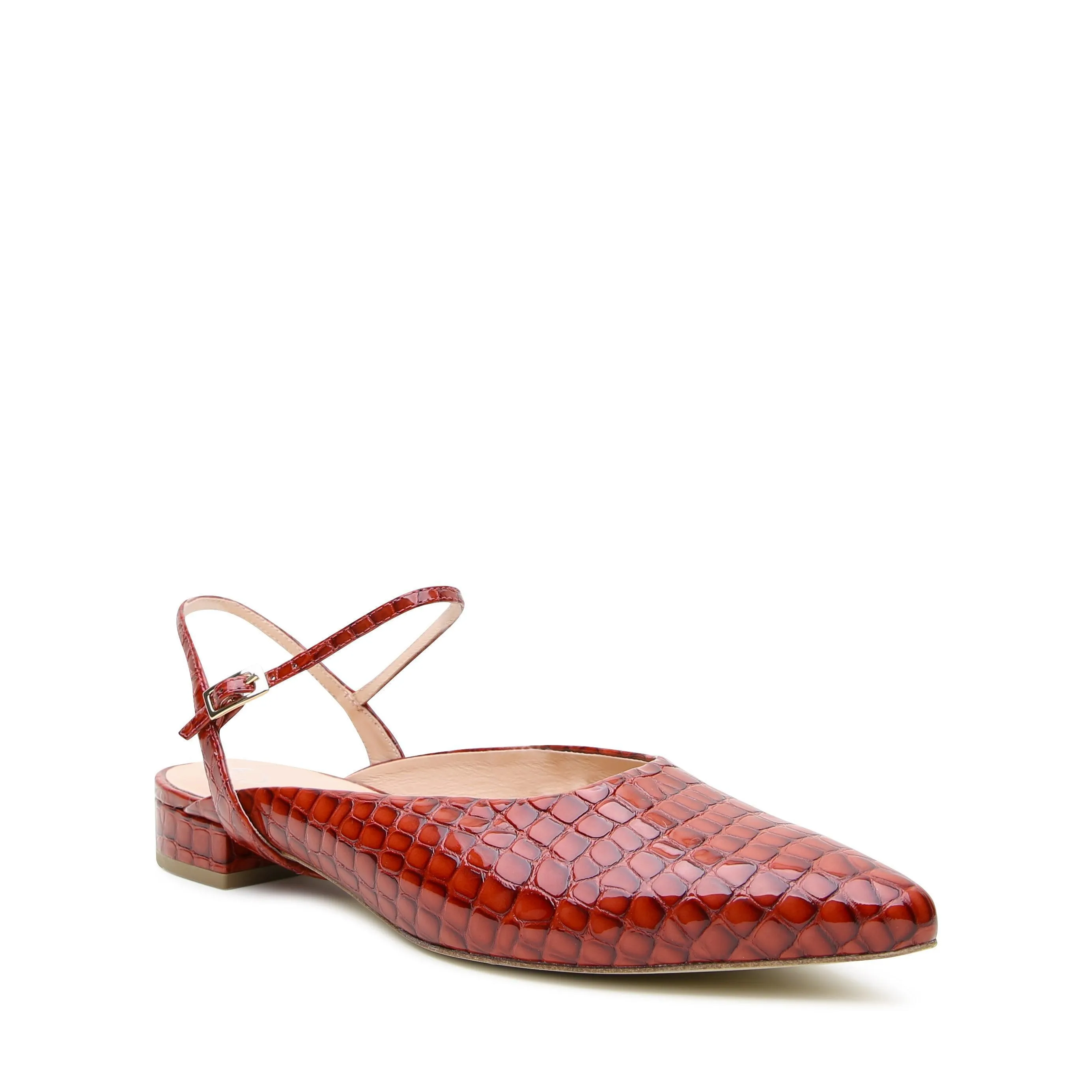 Clay Croc Point Slide   Amal Strap