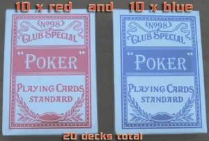 Club 98 Playing Cards x 20 Decks