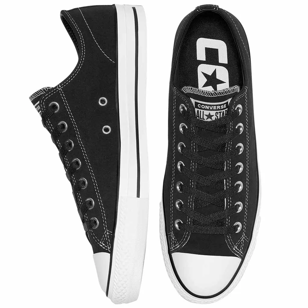 CONVERSE CTAS PRO LOW - BLACK/WHITE SUEDE
