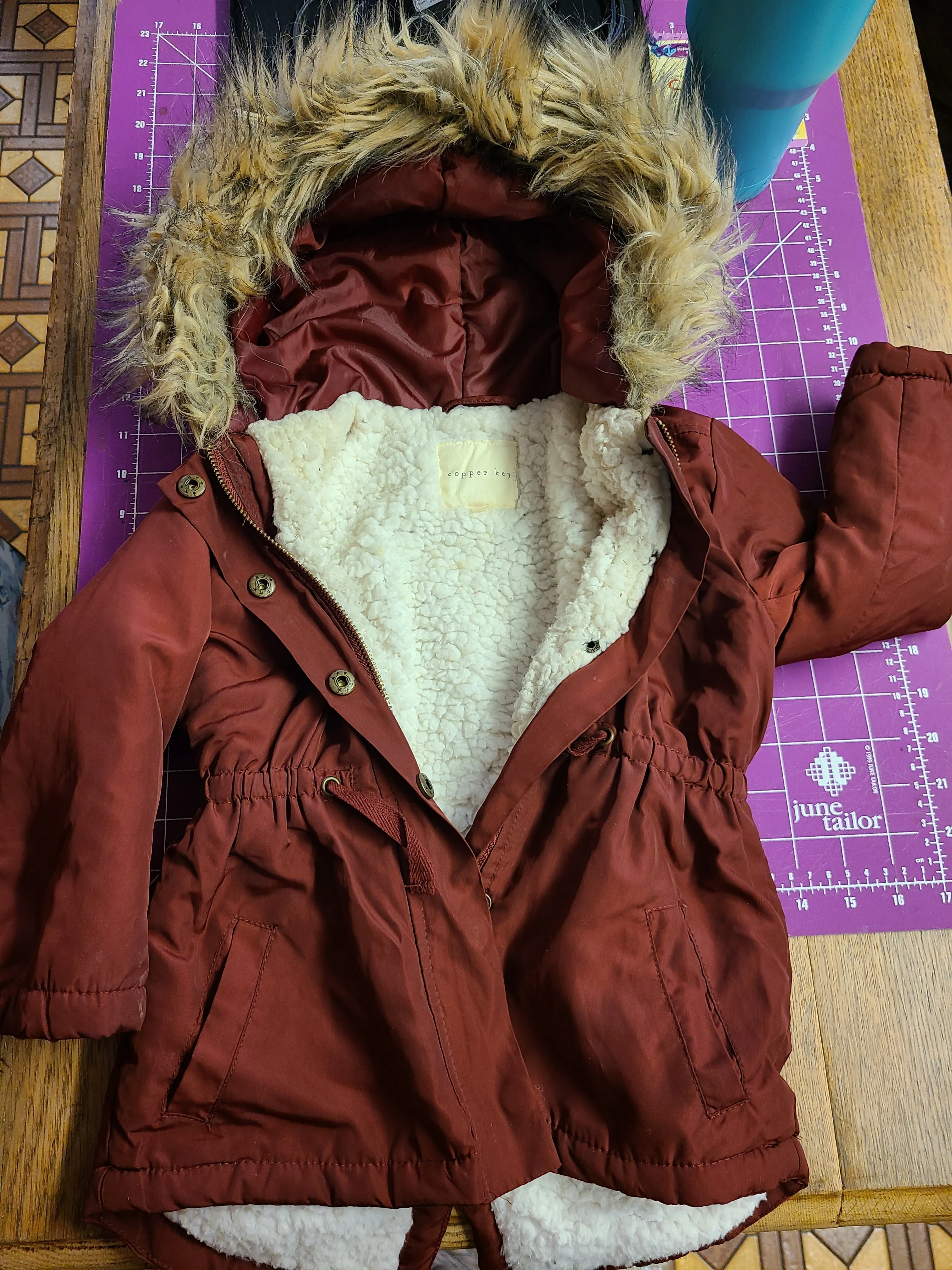 Copper Key Girls sz 2-3T Toddler Coat