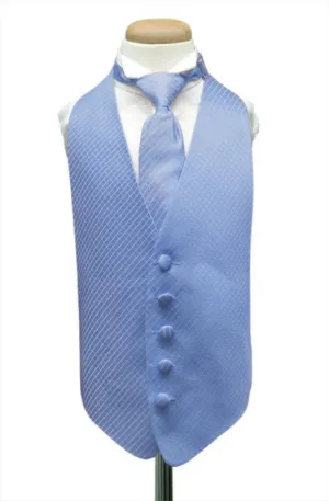 Cornflower Palermo Kids Tuxedo Vest