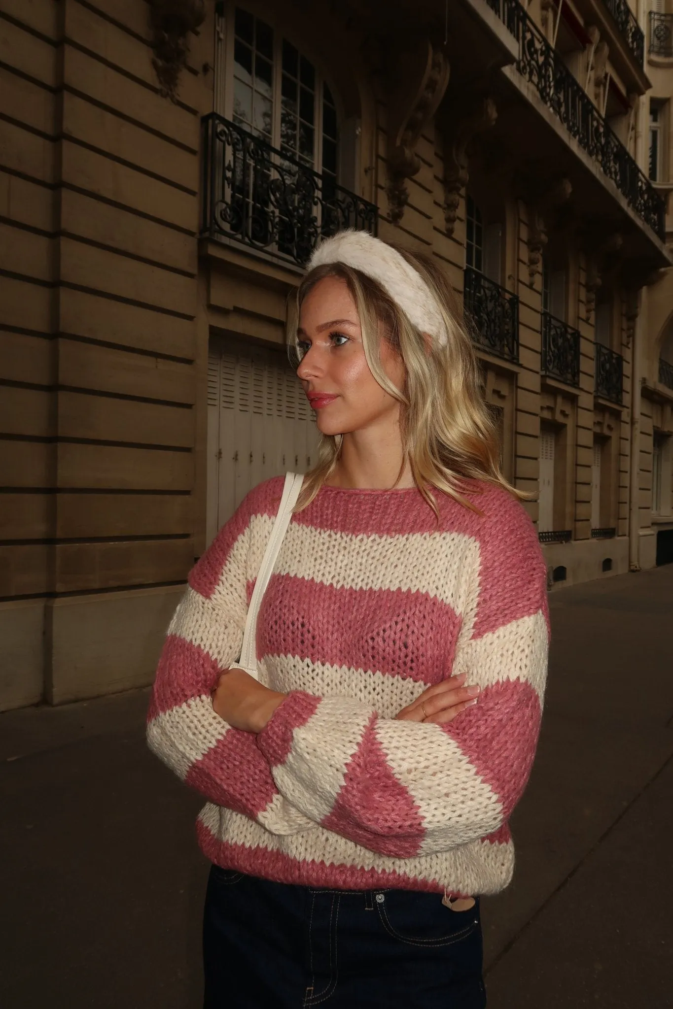 Cosy Halo Hairband Cream