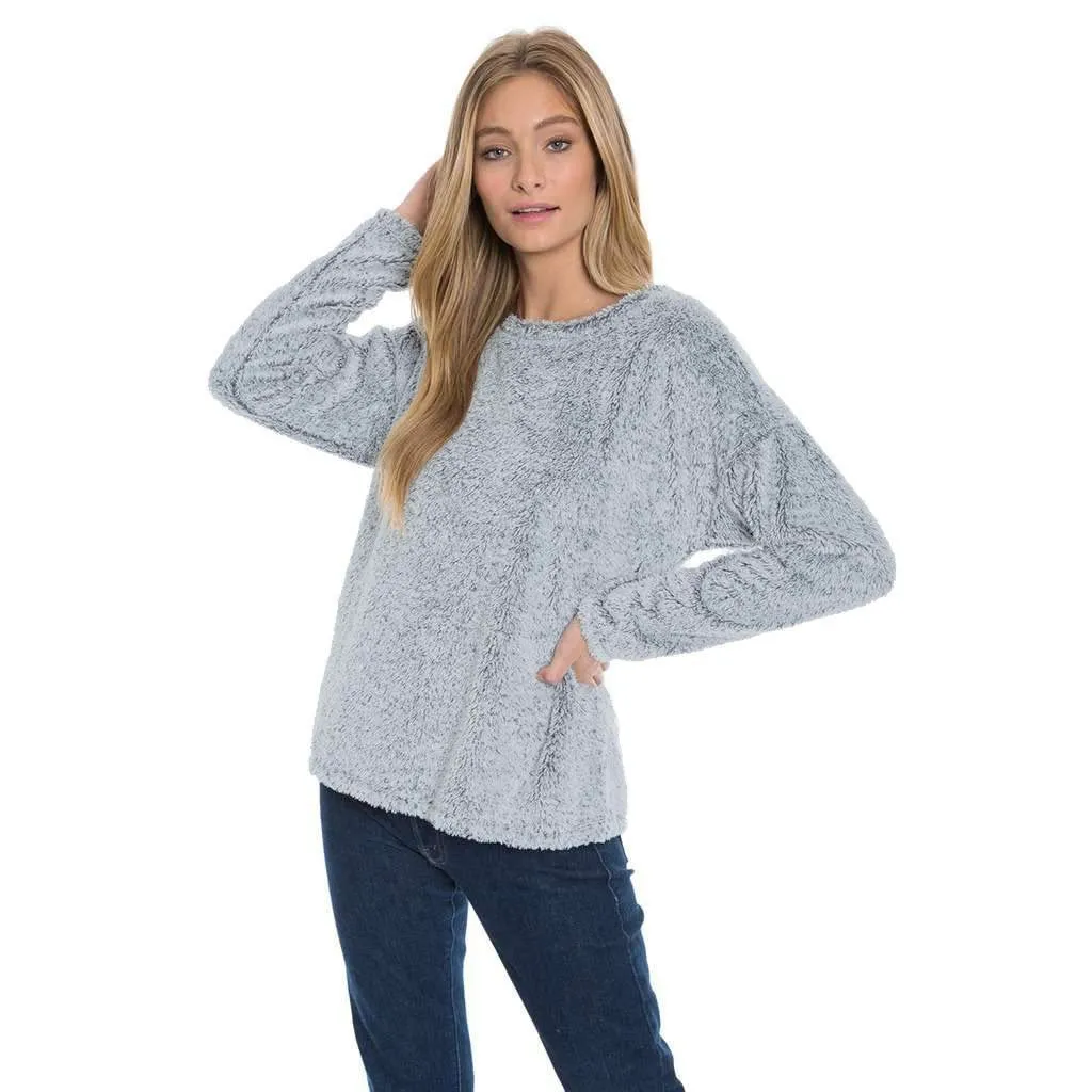Cuddly Up Crew Shag Sherpa