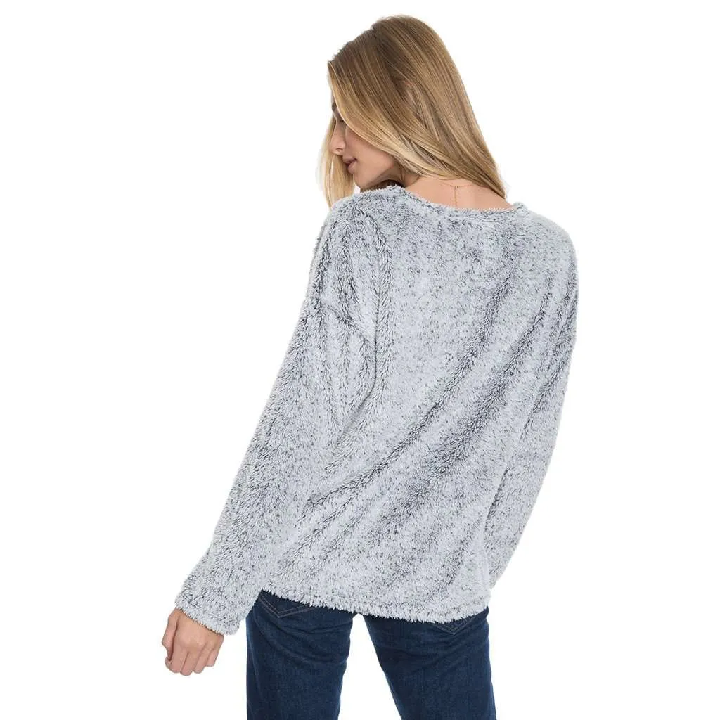 Cuddly Up Crew Shag Sherpa