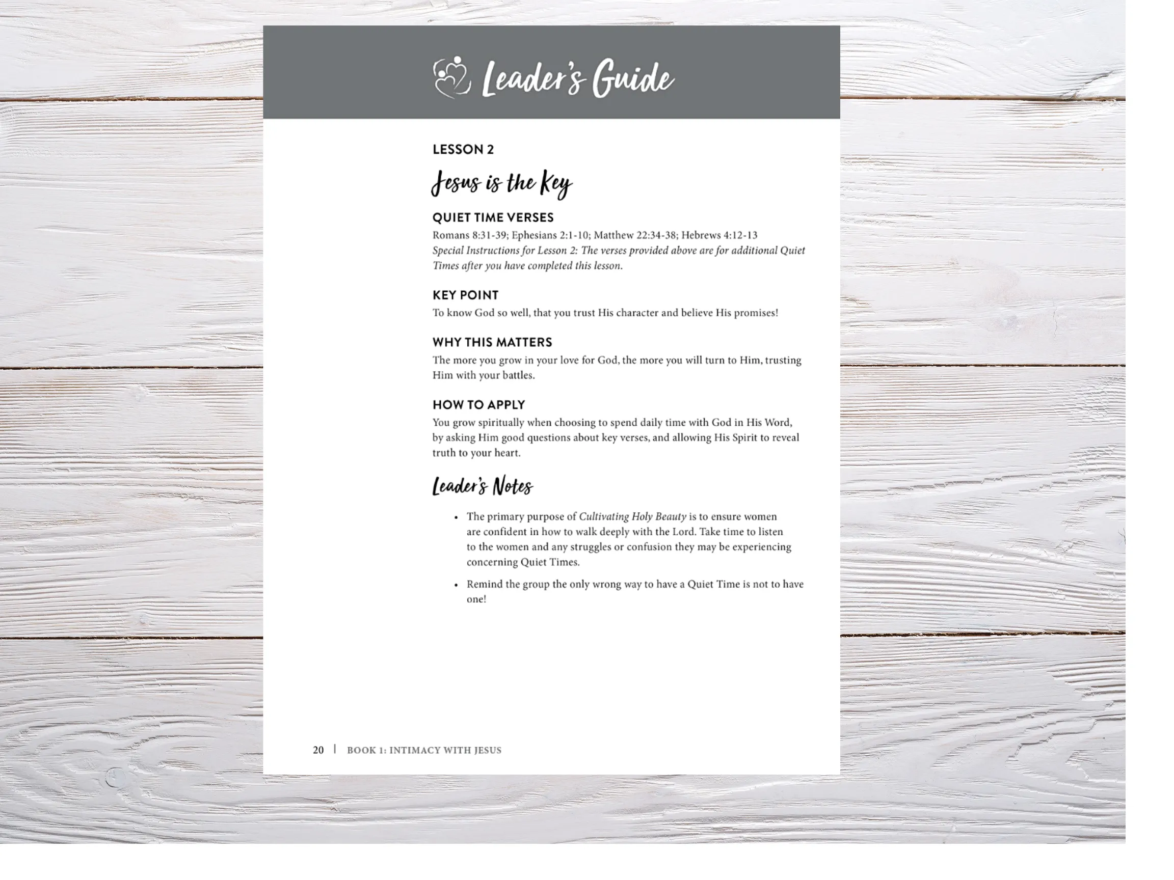 Cultivating Holy Beauty - Book 1 *Color-Hardcover Edition* : Intimacy with Jesus