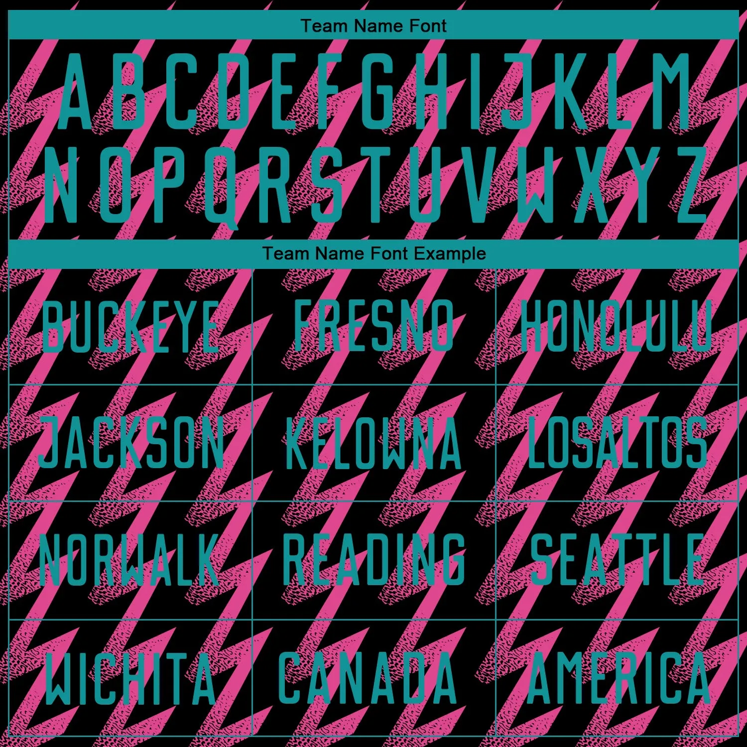 Custom Black Teal-Pink Zigzag Shape Sublimation Soccer Uniform Jersey