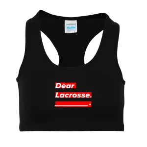 Dear Lacrosse classic nylon sports bra