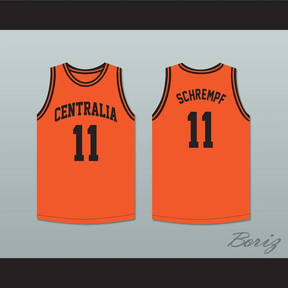 Detlef Schrempf 11 Centralia High School Tigers Orange Basketball Jersey 1
