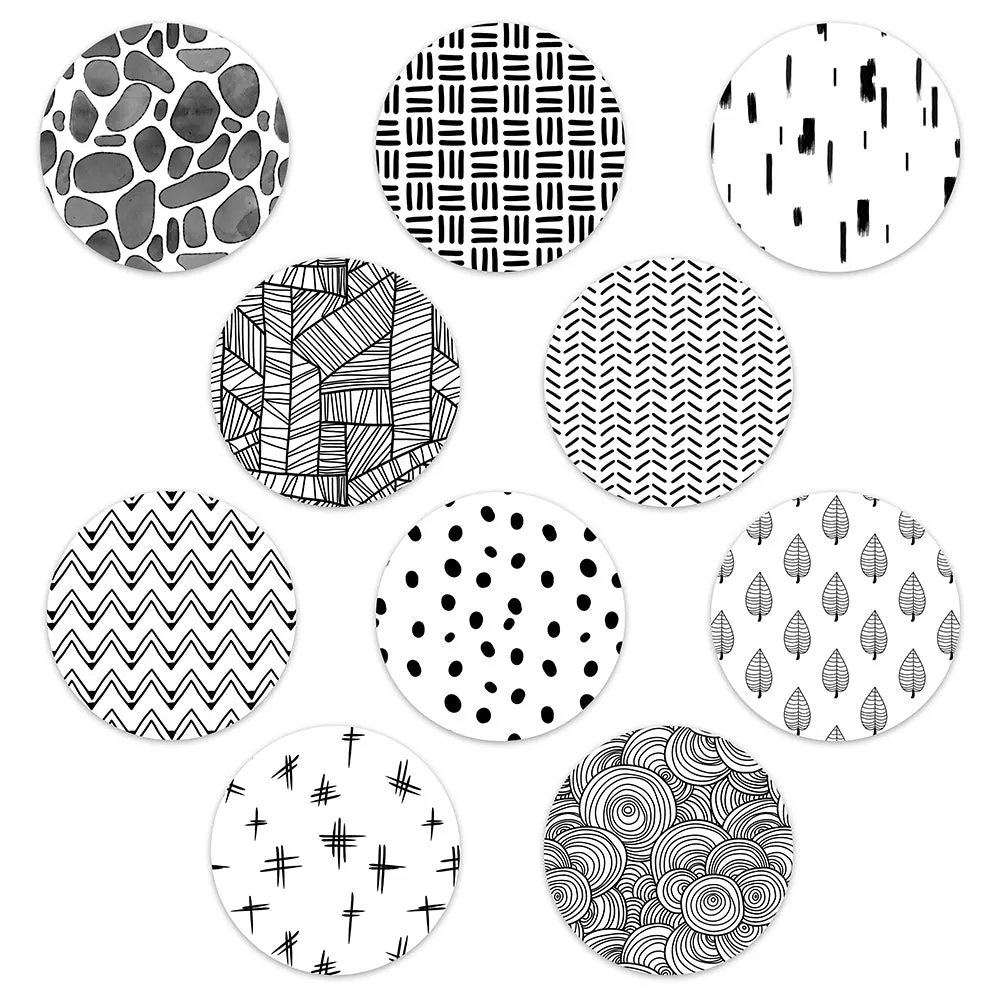 Dexcom Black & White Mix Design Patches