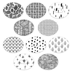 Dexcom Black & White Mix Design Patches