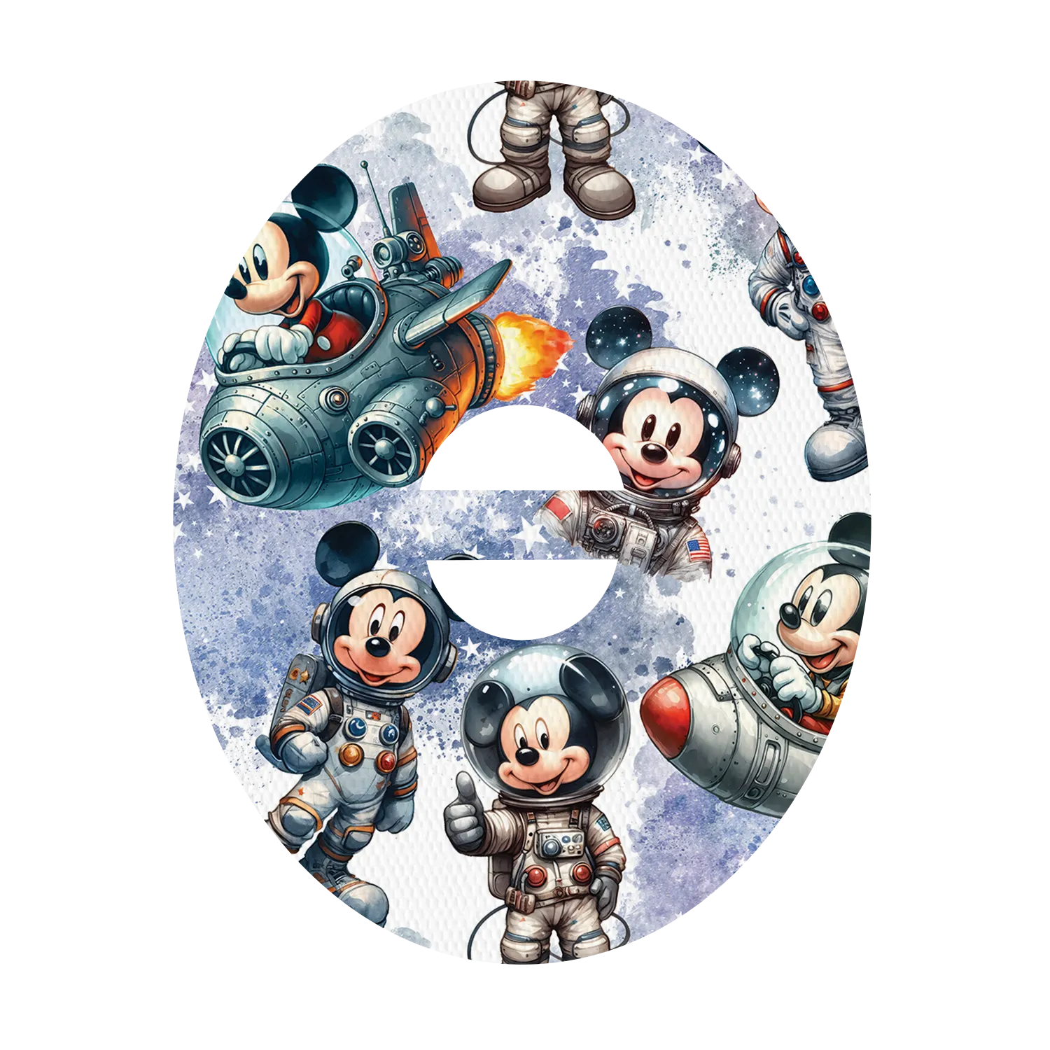 Dexcom Mickey Space Design Patches