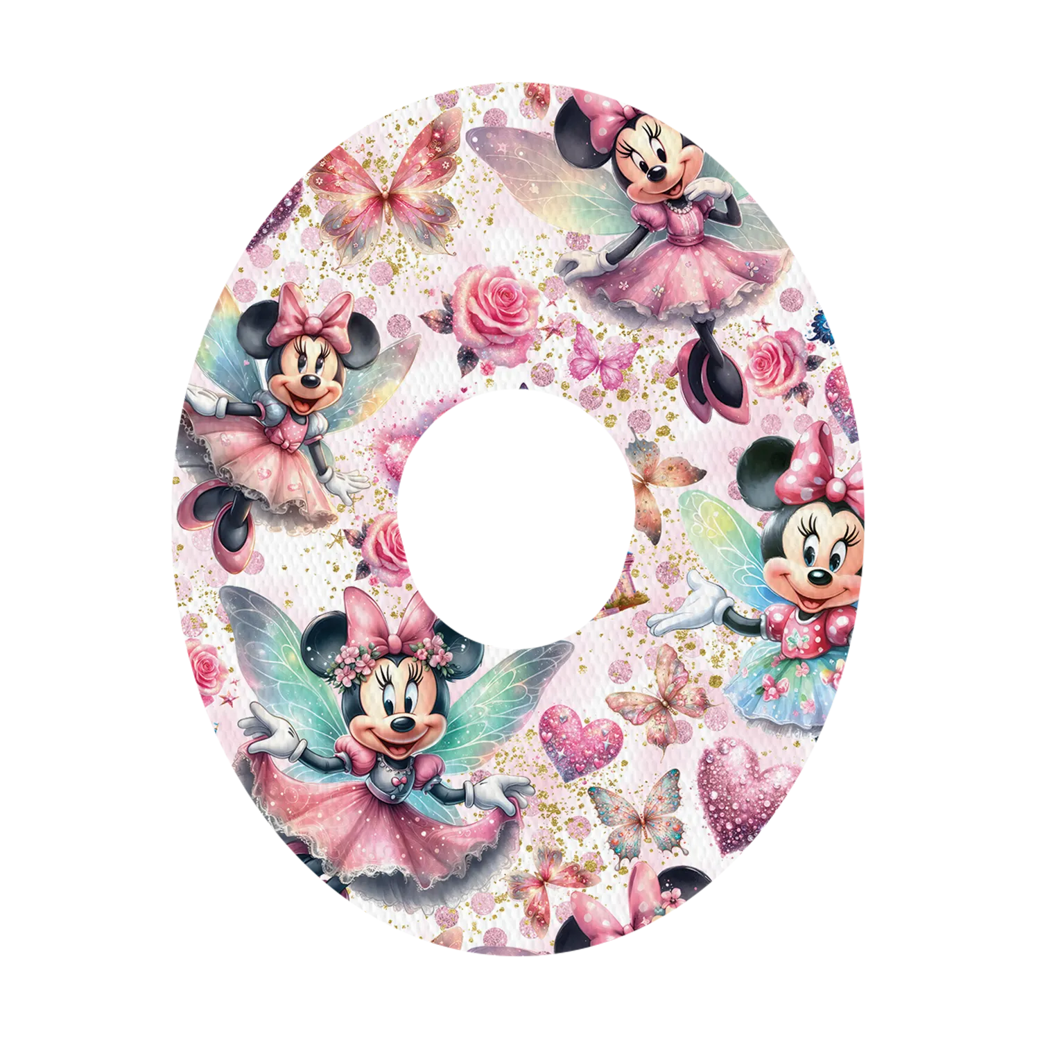 Dexcom Minnie Fairy Princess Design Patches