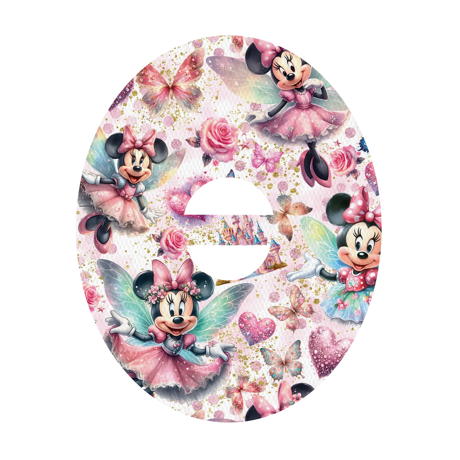 Dexcom Minnie Fairy Princess Design Patches