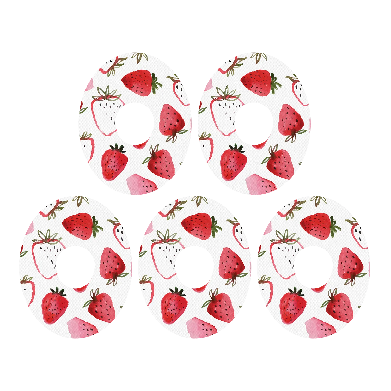 Dexcom Strawberries Design Patches