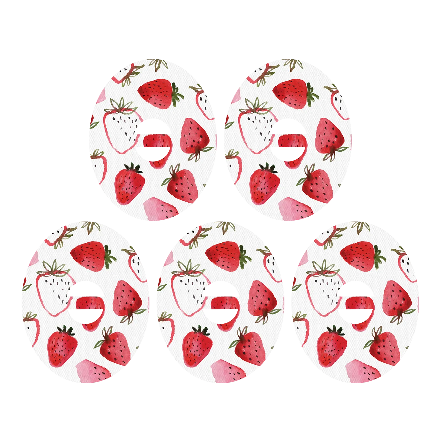 Dexcom Strawberries Design Patches