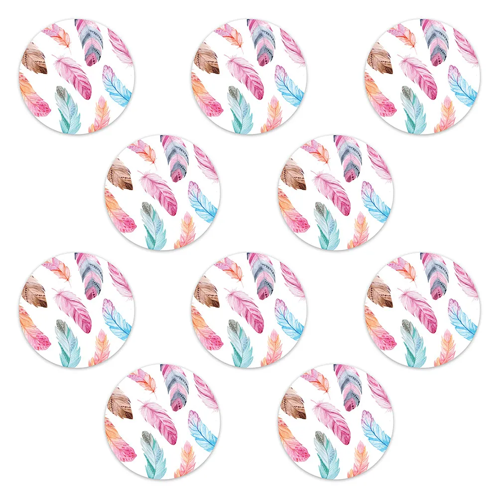 Dexcom Watercolour Feathers Design Patches