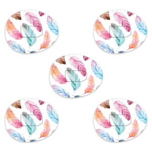 Dexcom Watercolour Feathers Design Patches