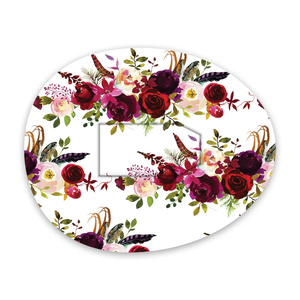 Dexcom Watercolour Floral Design Patches