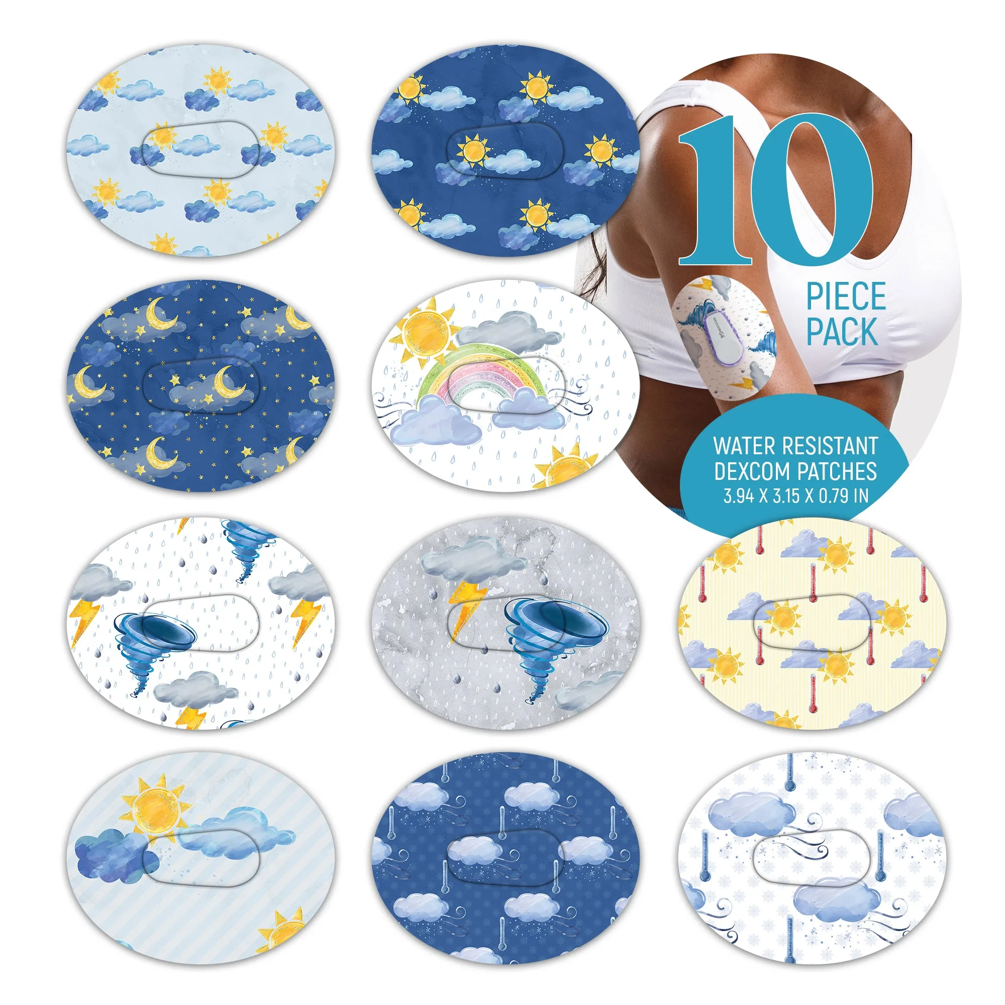 Dexcom Weather Mix Design Patches
