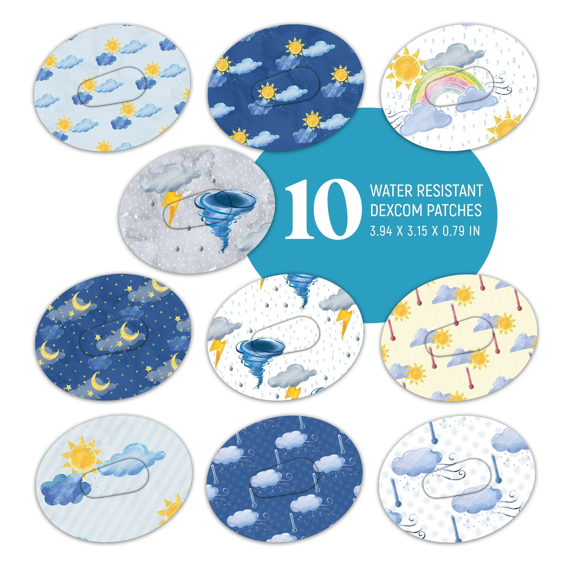 Dexcom Weather Mix Design Patches