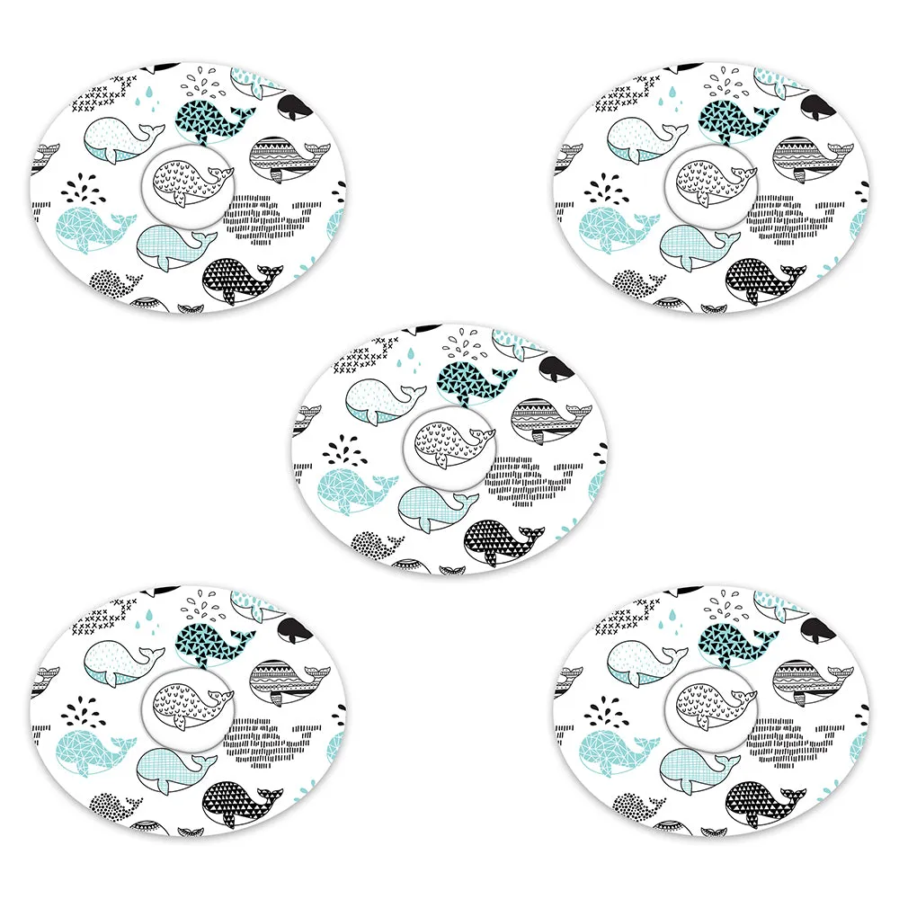 Dexcom Whales Design Patches