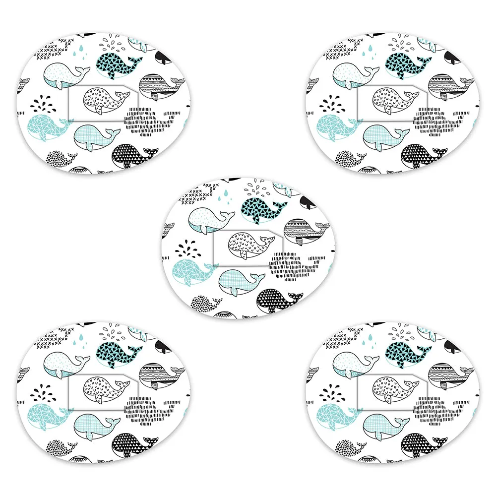 Dexcom Whales Design Patches