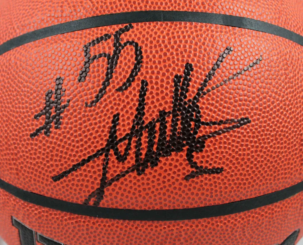 Dikembe Mutombo Autographed Official NBA Wilson Basketball-Beckett W Hologram