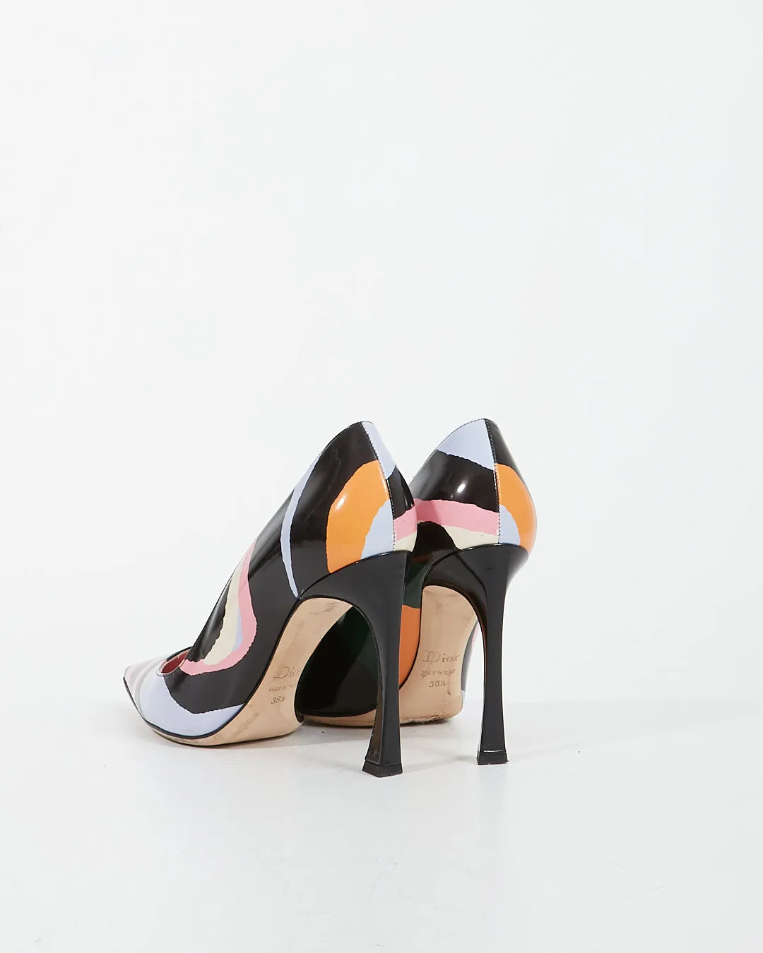 Dior Multi Colour Songe Point Toe Heel - 38.5