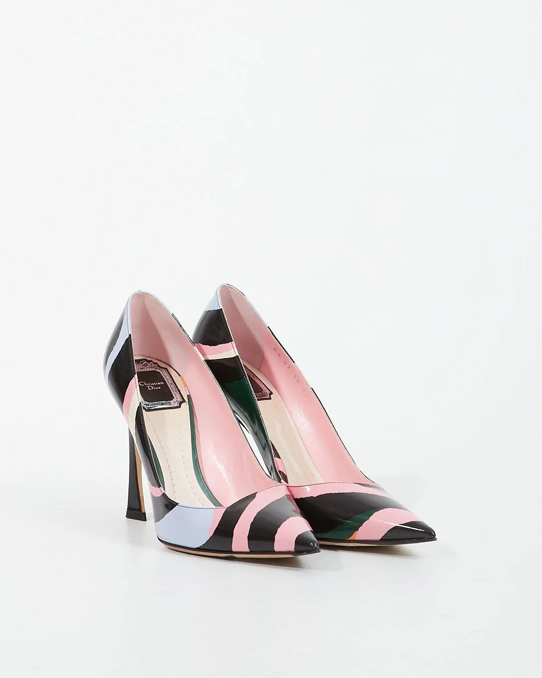 Dior Multi Colour Songe Point Toe Heel - 38.5