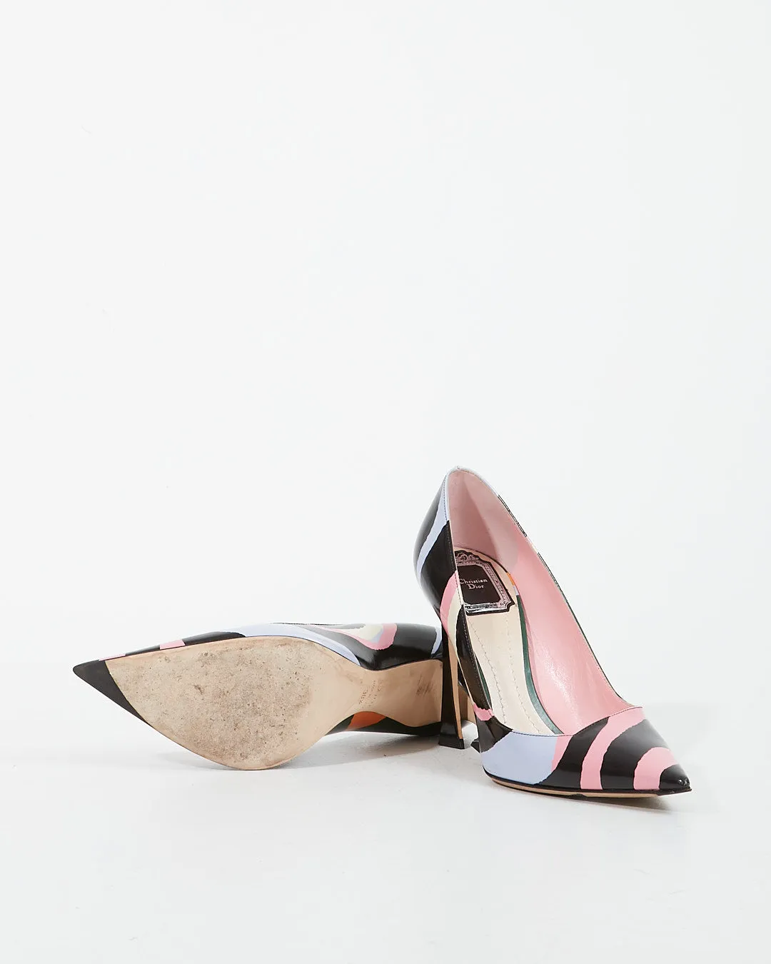 Dior Multi Colour Songe Point Toe Heel - 38.5