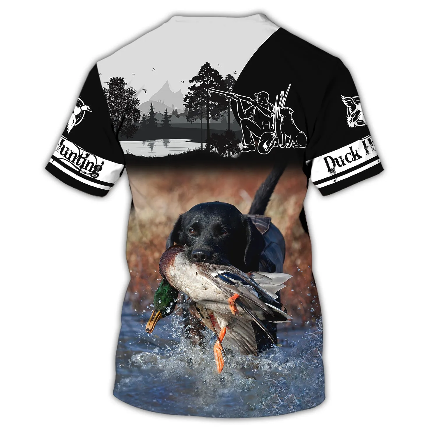 DUCK HUNTING - Personalized Name 3D Tshirt - HTA