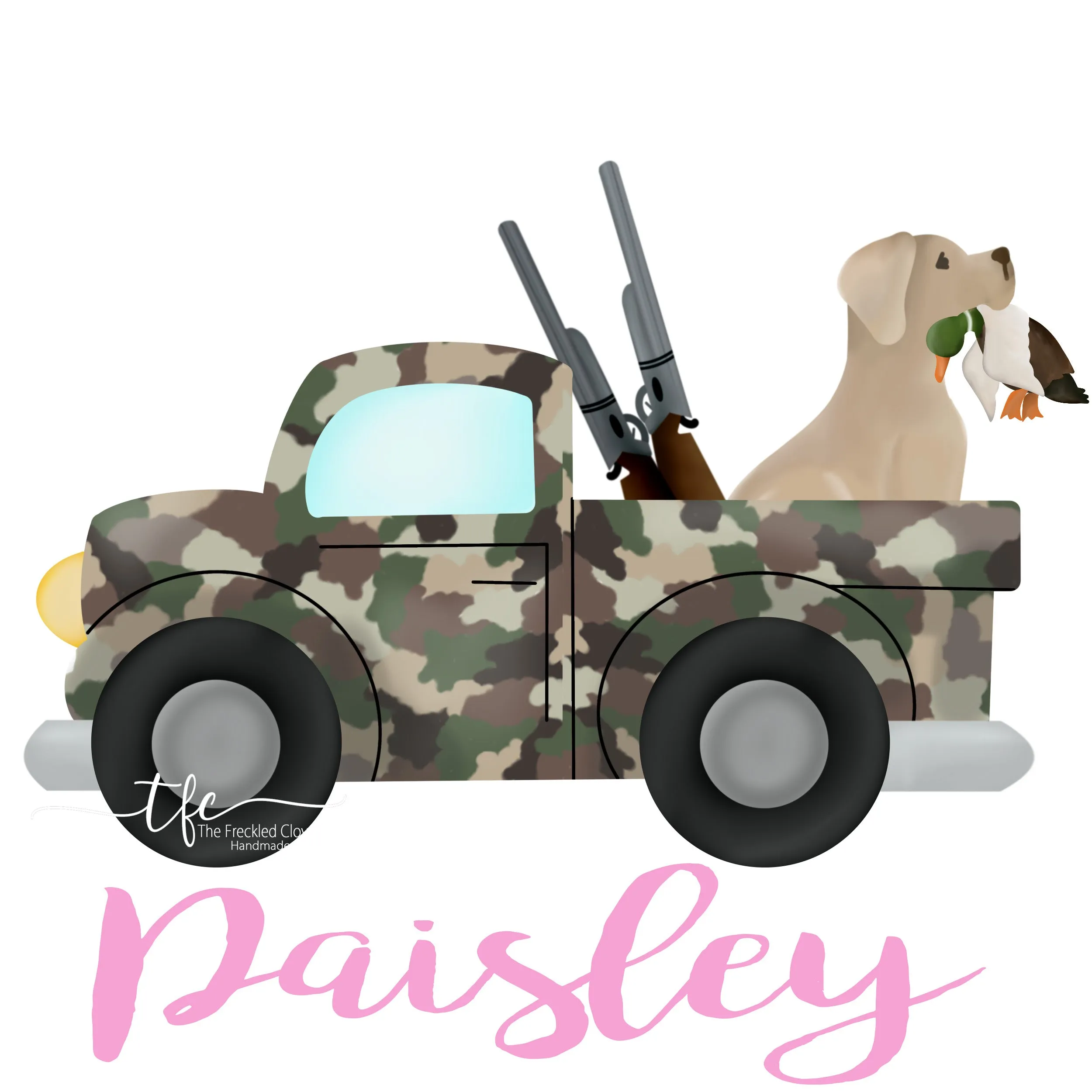 {Duck Hunting w/Lab} *different color options*