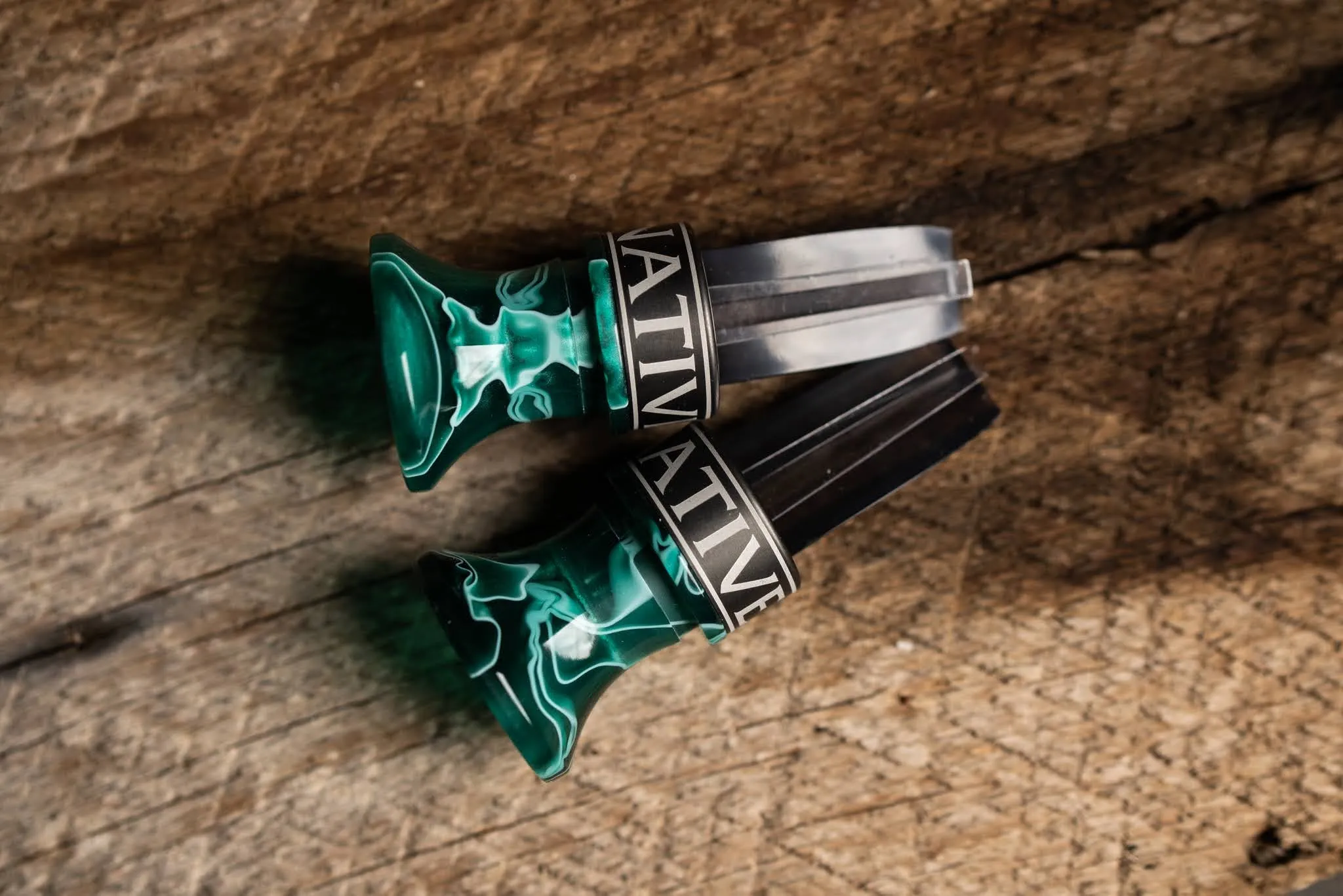 Emerald Green semi-custom w/ engraved logo band