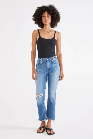 Etica Brigitte Mid Rise Crop Beach Break Denim Jeans