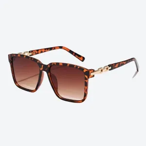 Fashionable Pink Square Frame Sunglasses