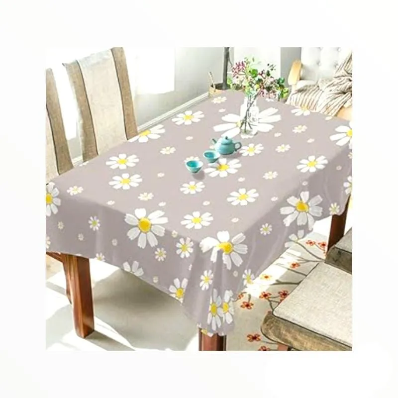 Flannel Backed Sunflower Plastic Tabling 216A 140 cm