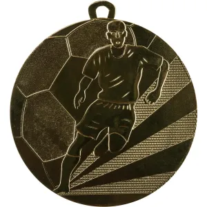 Football Medal 50mm - Gold