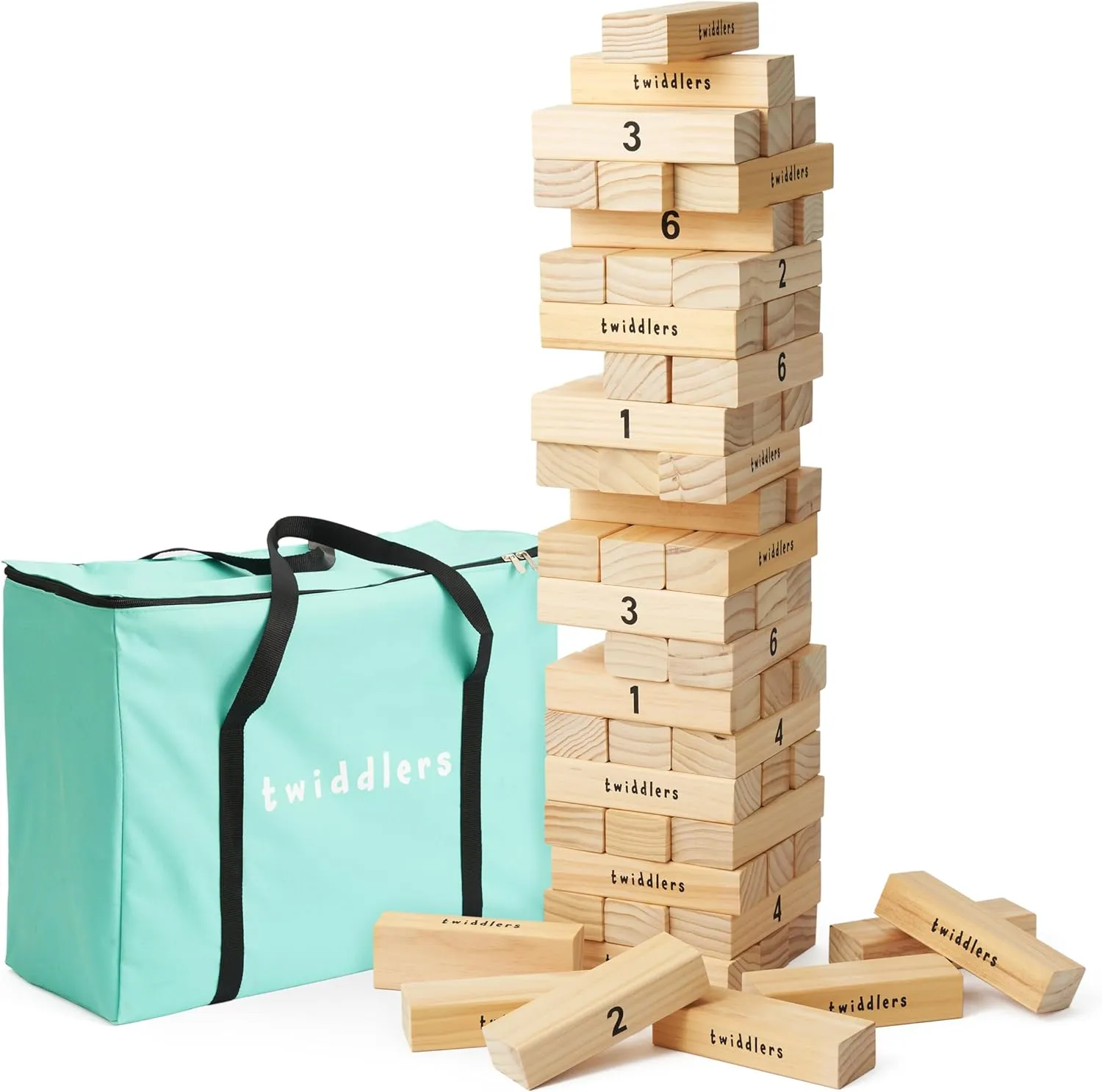 Giant Wooden Tumble Tower Garden Game