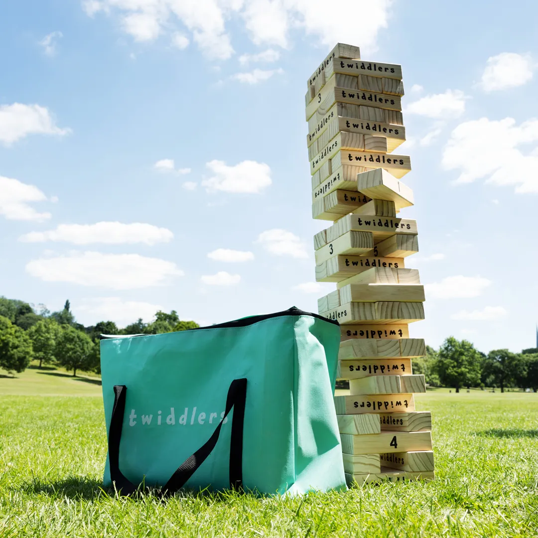 Giant Wooden Tumble Tower Garden Game