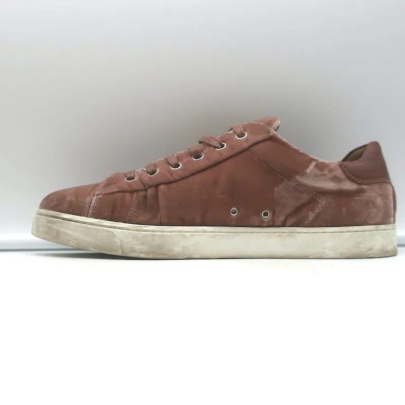 Gianvito Rossi Velvet Low Top Sneakers Dusty Rose Size 39