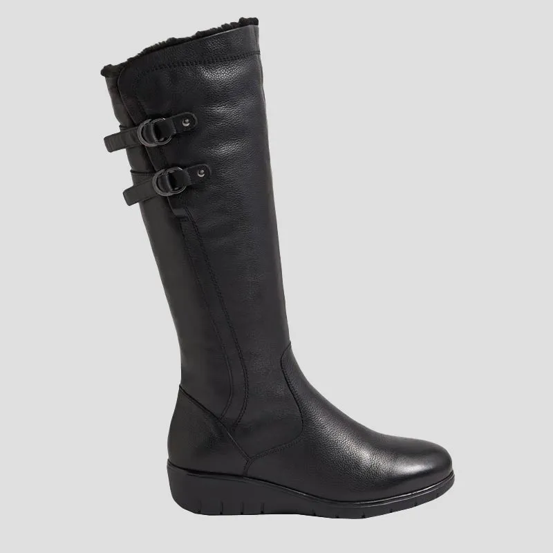 GINNO BLACK LEATHER