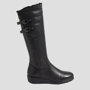 GINNO BLACK LEATHER